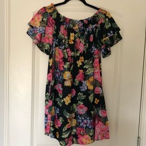 Anthropologie floral dress